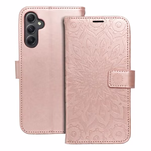 Flip case for Samsung A34 5G Mezzo Book mandala rose gold