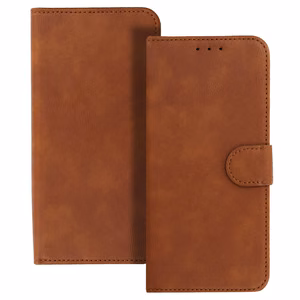Yleinen Universal Läppäsuojakuori - koko S - iPhone 12/13/Samsung S6/A5 2016/Xcover 4/S22/Huawei P8 2017:lle ruskea