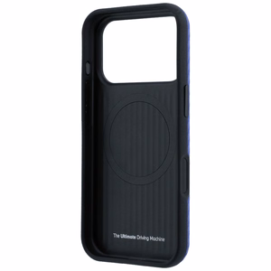 BMW M Carbon Printed Ring MagSafe suojakuori mallille iPhone 17 Pro / 18 Pro – sininen