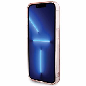 Karl Lagerfeld Monogram Choupette Suojakuori iPhone 15 Pro Max:lle - vaaleanpunainen