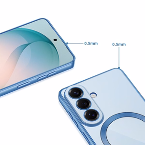 Tech-Protect MagFlex MagSafe -suojakuori Samsung Galaxy S26:lle - läpinäkyvä sininen