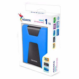 ADATA HD650 ulkoinen kiintolevy 1000 GB sininen