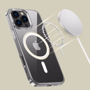 Tech-Protect FlexAir Hybrid MagSafe Suojakuori iPhone 16 Pro Max:lle - läpinäkyvä