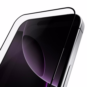 Puro Frame Karkaistu lasi kehyksellä iPhone 16 Prolle