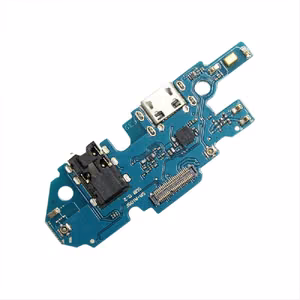 Flex Samsung A105 A10 2019 Dual SIM (SUB 0.1) liitin, mikrofoni, kuulokeliitäntä alkuperäinen (service pack)