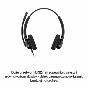 HP Poly Mission 425 USB langallinen kuulokemikrofoni