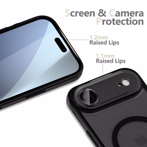 Tech-Protect MagCam MagSafe Suojakuori iPhone 17 Air:lle - Matta Musta