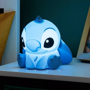 Disney Stitch – pehmeä silikoninen LED-yövalo lapsille, säädettävä kirkkaus