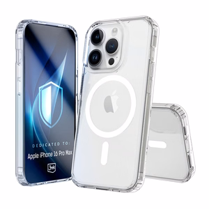 3mk Armor MagCase iPhone 16 Pro Max:lle - Läpinäkyvä