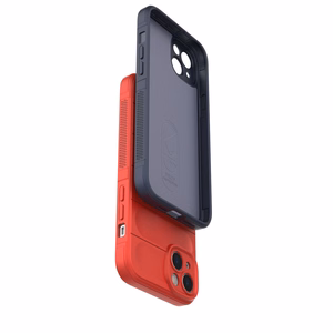 Magic Shield Case tapauksessa iPhone 14 Plus elastinen panssaroitu kotelo viininpunainen