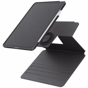 Uniq Rovus Snapmount Magneettinen 360 pyörivä irrotettava Suojakuori iPad Air 13 2024 / 2025 - harmaa
