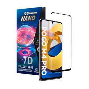 Crong 7D Nano Flexible Glass 9H full-screen hybrid protector for Xiaomi POCO M4 Pro 5G