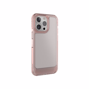 Ugly Rubber UMODEL -kuori iPhone 15 Pro 6,1'' läpinäkyvä vaaleanpunainen