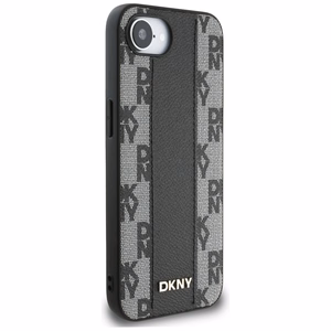 Guess HC MagSafe PU Checkered Pattern Suojakuori iPhone 16e:lle - musta