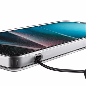 Spigen Ultra Hybrid Mag Zero One suojakuori laitteelle Samsung Galaxy S26 Ultra, MagSafe-yhteensopiva, läpinäkyvä ja valkoinen