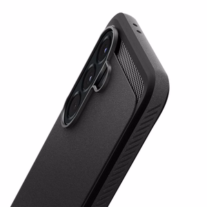 Spigen Rugged Armor Suojakuori Samsung Galaxy A56 5G:lle - musta