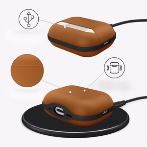 Tech-Protect NaturalFit Case for AirPods Pro 3 - Brown