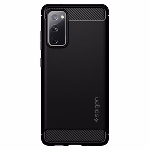 Spigen Rugged Armor kotelo Samsung Galaxy S20 FE:lle - Matta musta