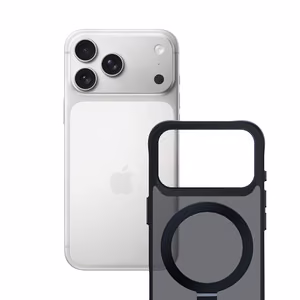 3mk Smoke Case Mag&Stand iPhone 17 Pro:lle - Musta