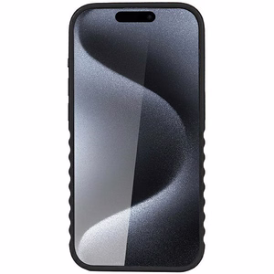 Audi Tekonahkainen Suojakuori MagSafella iPhone 15 Pro:lle - musta