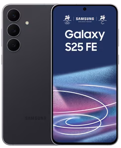Samsung Galaxy S25 FE 5G -älypuhelin, 6,7 tuumaa, Dual SIM, USB-C, 8 GB RAM / 256 GB, 4900 mAh, syvänmusta, SM-S731BZKGEUE
