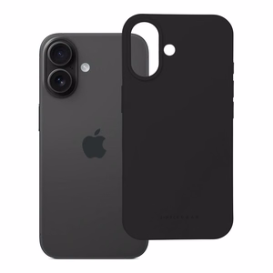 Roar Space suojakuori iPhone 16:lle musta