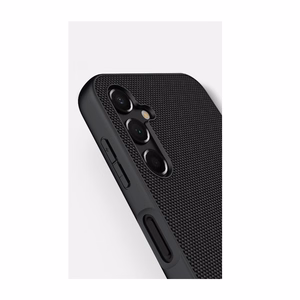 Nillkin Textured Case vahvistettu nylon Suojakuori Samsung Galaxy A14 5G / Galaxy A14:lle musta