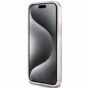 Guess IML GCube MagSafe Suojakuori iPhone 15 Plus / 14 Plus:lle - vaaleanpunainen