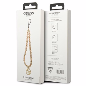 GUESS puhelinhihna GUSTSAS4P (Chain Metal 4G Charm) pinkki