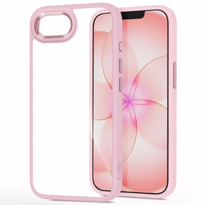 Tech-Protect Magmat -suojakuori iPhone 16e / 17e:lle - läpinäkyvä vaaleanpunainen