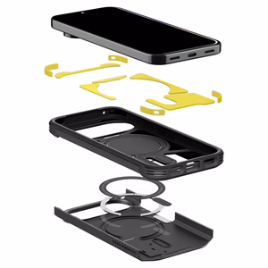 Spigen Tough Armor Mag MagSafe -suojakuori Google Pixel 11 Pro XL -mallille, musta
