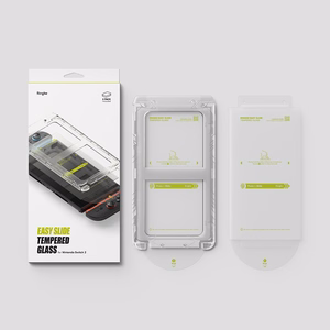 Ringke Easy Slide 2-pack Tempered Glass for Nintendo Switch 2 - Transparent