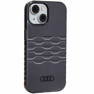 Audi IML MagSafe suojakuori iPhone 15 / 14 / 13:lle - musta