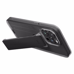 Uniq Heldro Mount kotelo jalustalla iPhone 15 Pro 6.1" savunharmaa