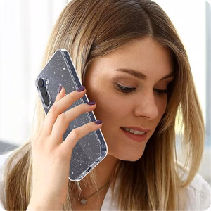 Tech-Protect FlexAir Case for Samsung Galaxy A56 5G - Clear Glitter
