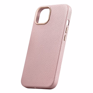 iCarer Litchi Premium Nahkakotelo iPhone 14 Plus Magneettinen nahkakotelo MagSafe Pink (WMI14220711-PK)