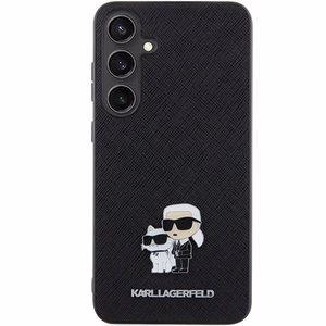 Karl Lagerfeld Saffiano KC Pin kovakuori Samsung Galaxy S24 Plus:lle - musta