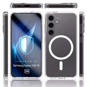 3mk Armor MagCase Samsung Galaxy S24 FE:lle - Läpinäkyvä