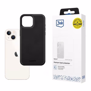 3mk Hardy Apple Silky Leather MagCase Apple iPhone 13:lle - musta