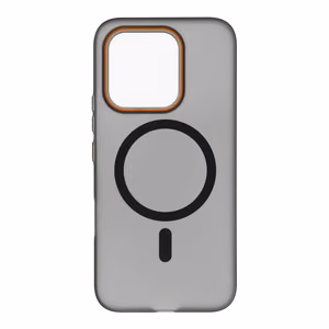 Case for Honor 600 LITE Go Orange compatible with MagSafe black