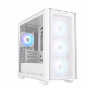 ASUS A21 PLUS ARGB valkoinen kotelo