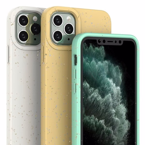 Eco Case Kotelo iPhone 11 Pro Max Silikonisuojus Puhelimen suojus Vihreä