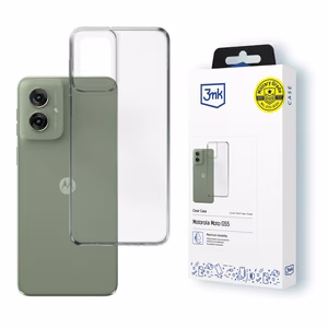 3mk Clear Case Motorola Moto G55 5G:lle - läpinäkyvä