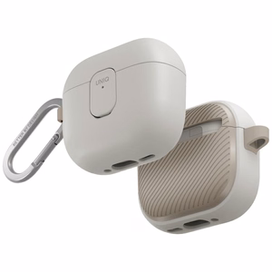 Uniq Clyde Lock -kotelo AirPods 4 - beige
