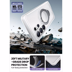 Supcase Cosmo Mag MagSafe Suojakuori Samsung Galaxy S26 Ultralle - valkoinen