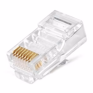 RJ45-modulaarinen pistoke UTP CAT6:lle, 100 kpl