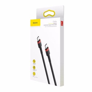 Baseus Cafule USB cable 2 m USB C Black, Red