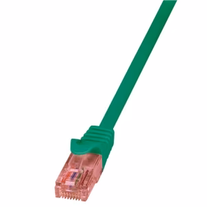 LogiLink PrimeLine CQ2015U – Cat 6 U/UTP RJ45 -verkkokaapeli, 0.25 m, vihreä