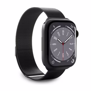 Puro Milanese ranneke Apple Watch 42-44-45-49mm:lle - Musta
