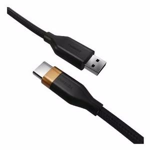 Duracell USB-C-kaapeli (DRU5011A) – 1 m, USB-A → USB-C